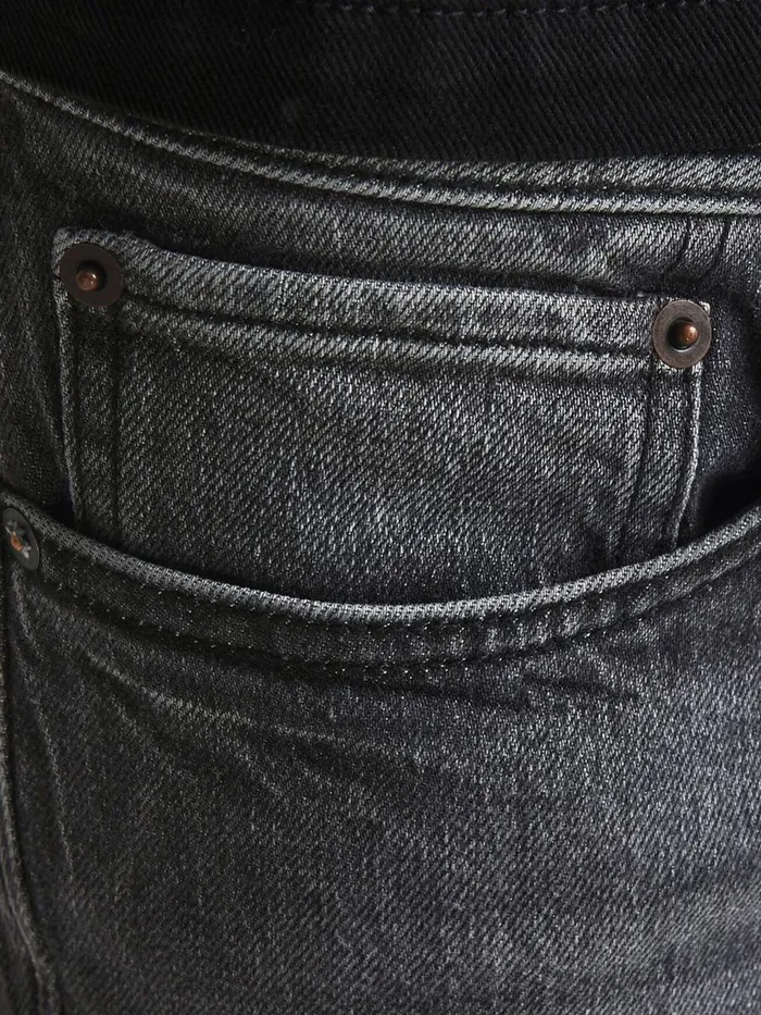 Slim Jeans JACK and JONES Mens TIM ORIGINAL CJ 515 SLIMSTRAIGHT FIT JEANS Grey Black Denim
