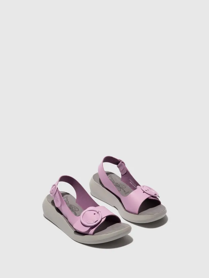 SlingBack Sandals BERK754FLY PINK Women Fly London Sandals