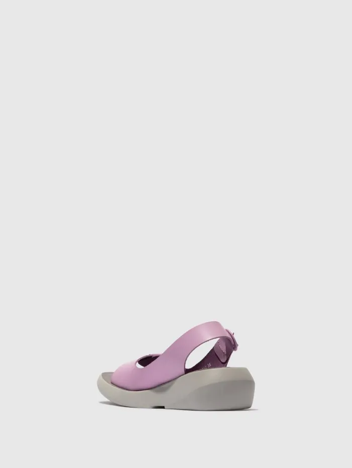 SlingBack Sandals BERK754FLY PINK Women Fly London Sandals