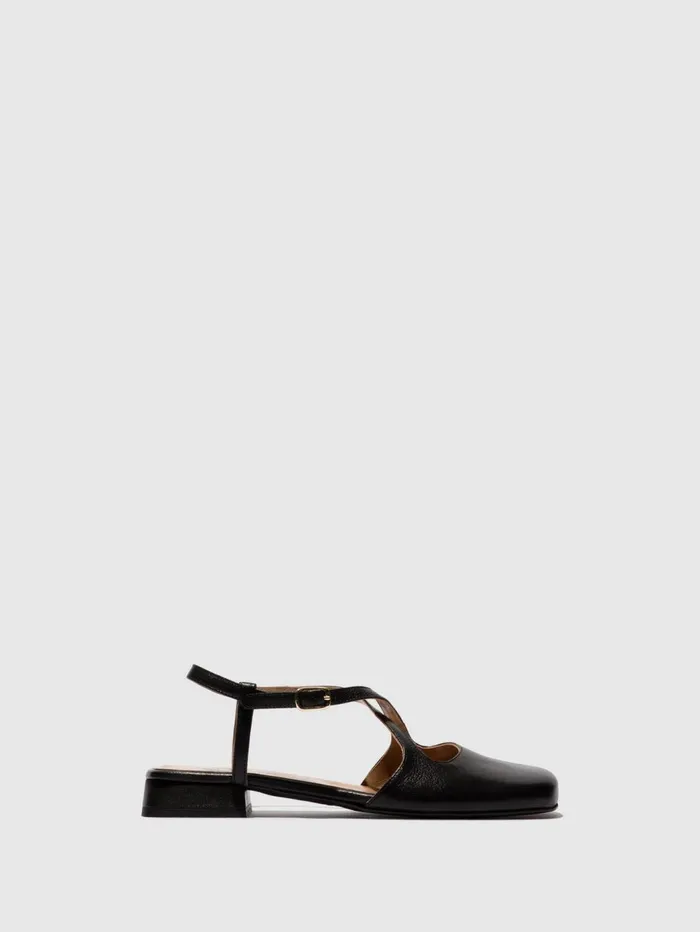 SlingBack Sandals CEFI270FLY BLACK Women Fly London Sandals