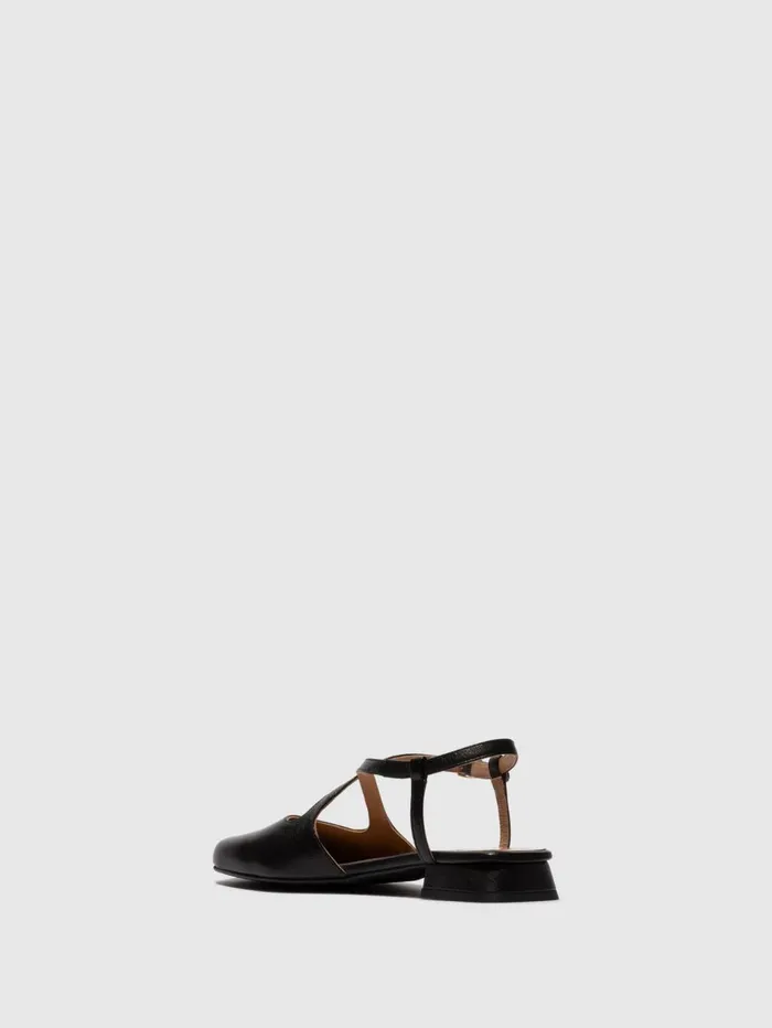 SlingBack Sandals CEFI270FLY BLACK Women Fly London Sandals