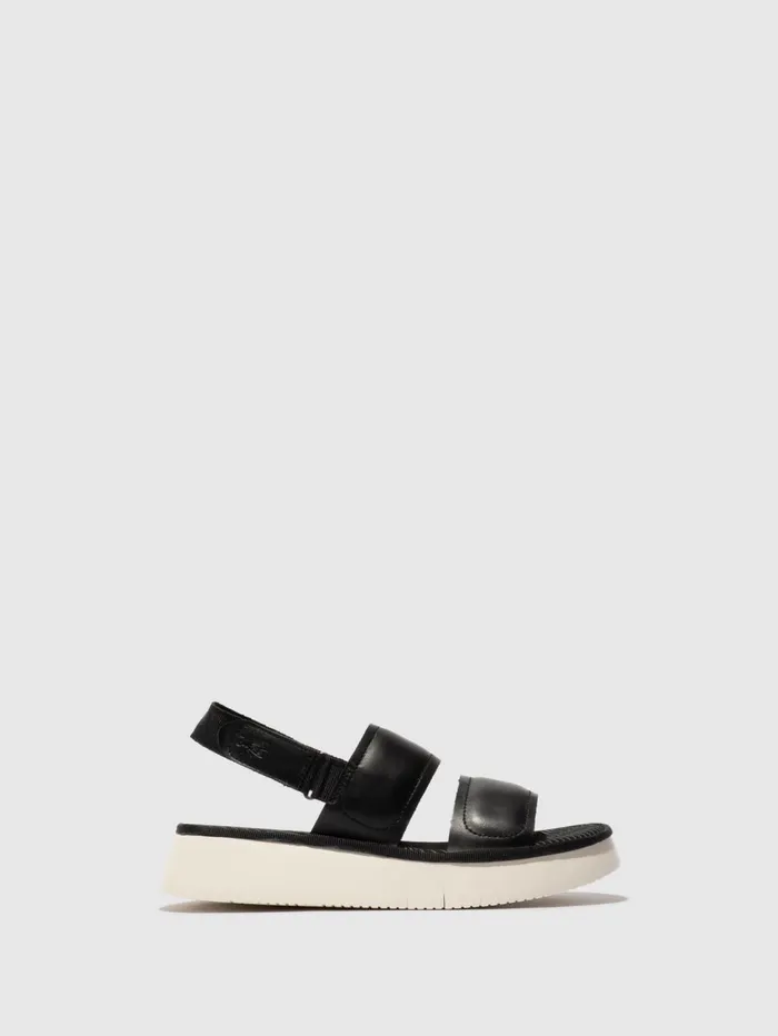SlingBack Sandals CRAW467FLY BLACK Women Fly London Sandals