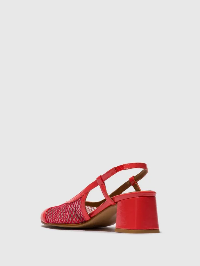 SlingBack Sandals SOKI273FLY SCARLET Women Fly London Sandals