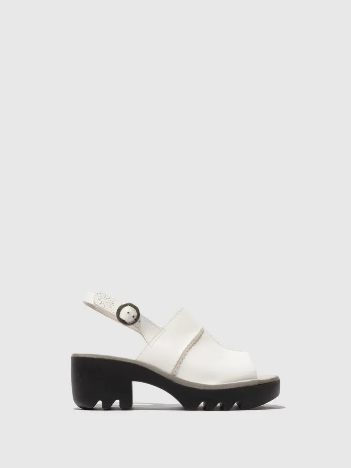 SlingBack Sandals TUPI495FLY OFF WHITE Women Fly London Sandals