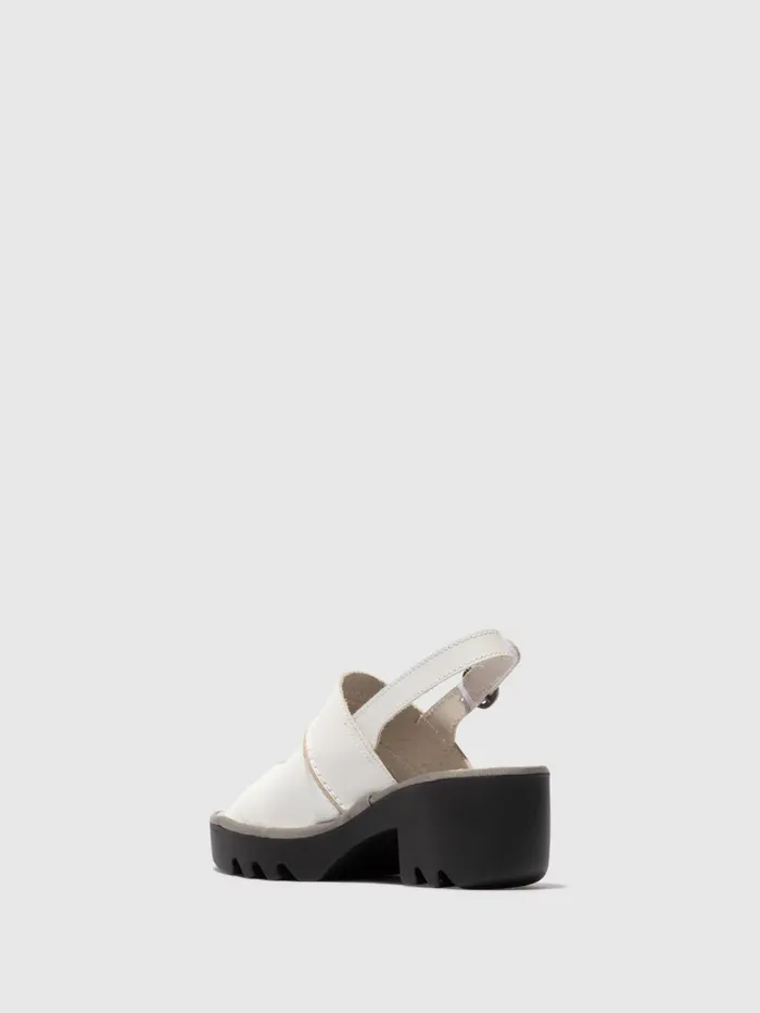SlingBack Sandals TUPI495FLY OFF WHITE Women Fly London Sandals