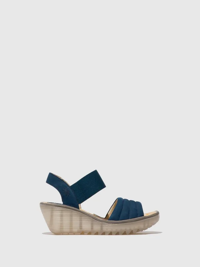 SlingBack Sandals YIKO414FLY BLUE Women Fly London Sandals
