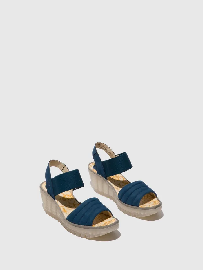 SlingBack Sandals YIKO414FLY BLUE Women Fly London Sandals