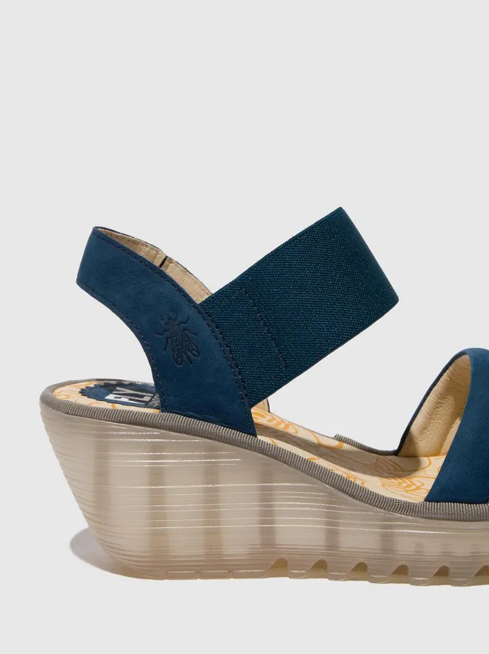 SlingBack Sandals YIKO414FLY BLUE Women Fly London Sandals