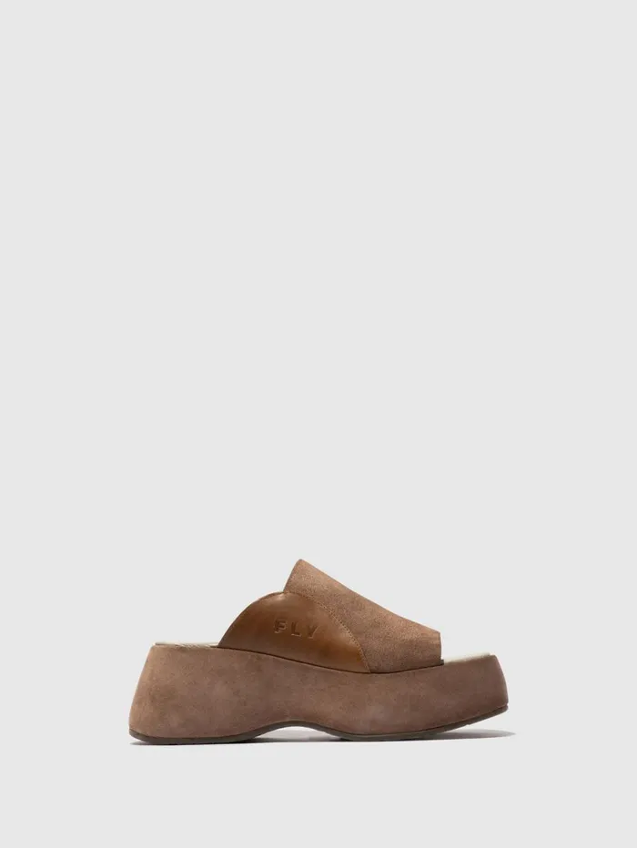 Slipon Mules BEZI078FLY TAUPECAMEL Women Fly London Mules