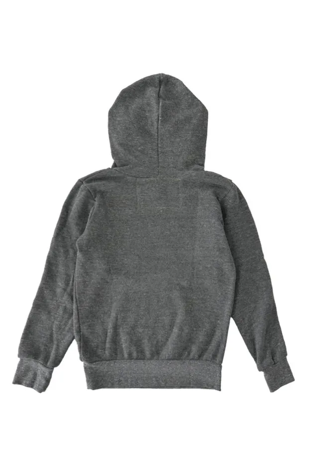 Smiley 2 Pullover Hoodie 8211 Heather Grey Kids Aviator Nation Hoodies