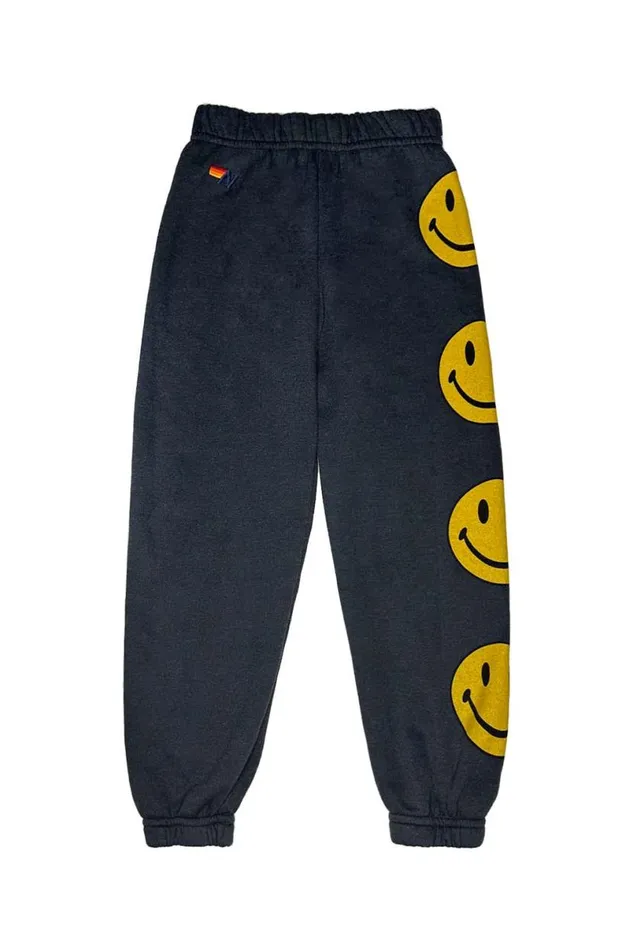 Smiley 2 Sweatpants 8211 Charcoal Kids Aviator Nation Sweatpants