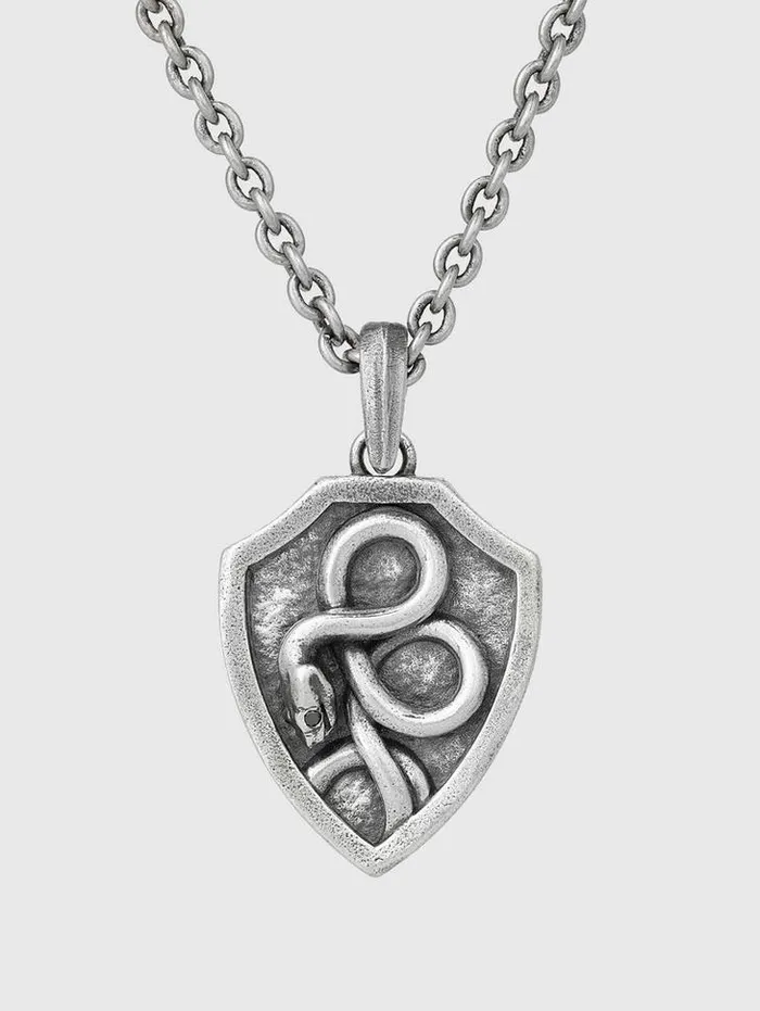 SNAKE SHIELD NECKLACE No Color Men John Varvatos Jewelry