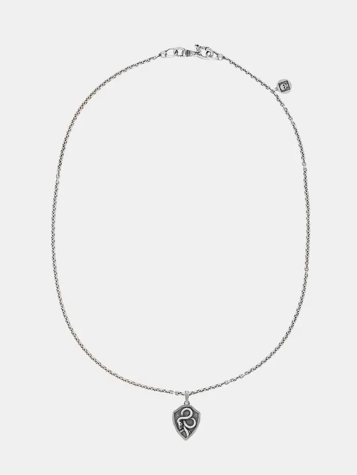 SNAKE SHIELD NECKLACE No Color Men John Varvatos Jewelry