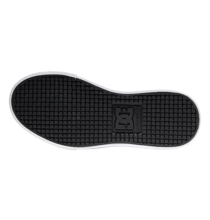 Sneakers DC Shoes Kids Pure High Elastic Waist Lace HighTop Shoes greygreen