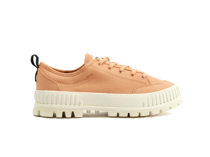 Sneakers Kids PALLADIUM PALLASHOCK LO ORGANIC 2 Sandstone