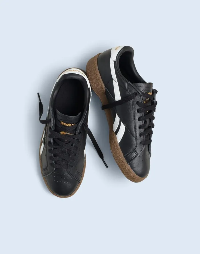Sneakers Women Madewell Reebok Club C Grounds UK Sneakers Black White Gum