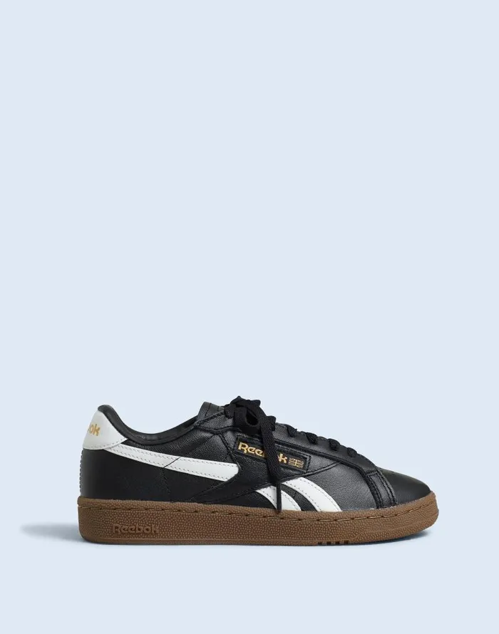 Sneakers Women Madewell Reebok Club C Grounds UK Sneakers Black White Gum