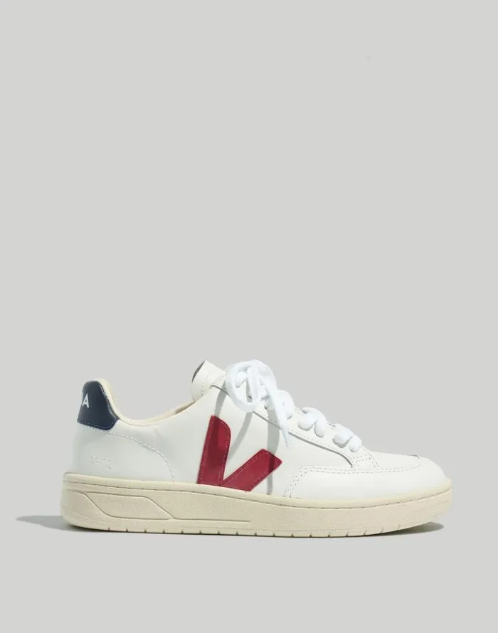 Sneakers Women Madewell Veja V12 Mesh Sneakers Extra White Marsala Nautico