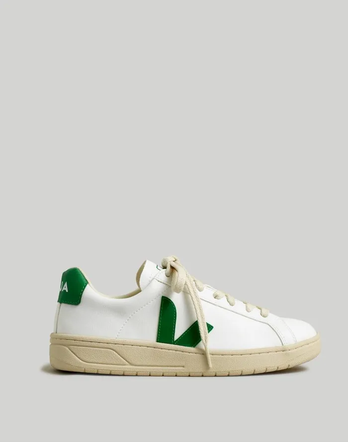 Sneakers Women Madewell Veja Vegan Leather Urca Sneakers White Emeraude