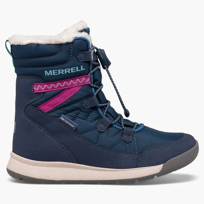 Snow Crush 30 Waterproof Boot Navyberryteal Kids Merrell Boots