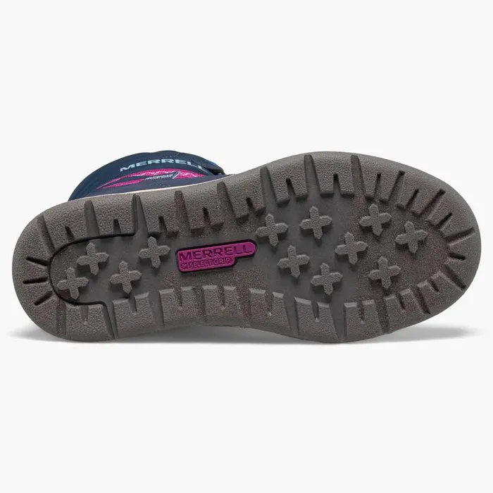 Snow Crush 30 Waterproof Boot Navyberryteal Kids Merrell Boots