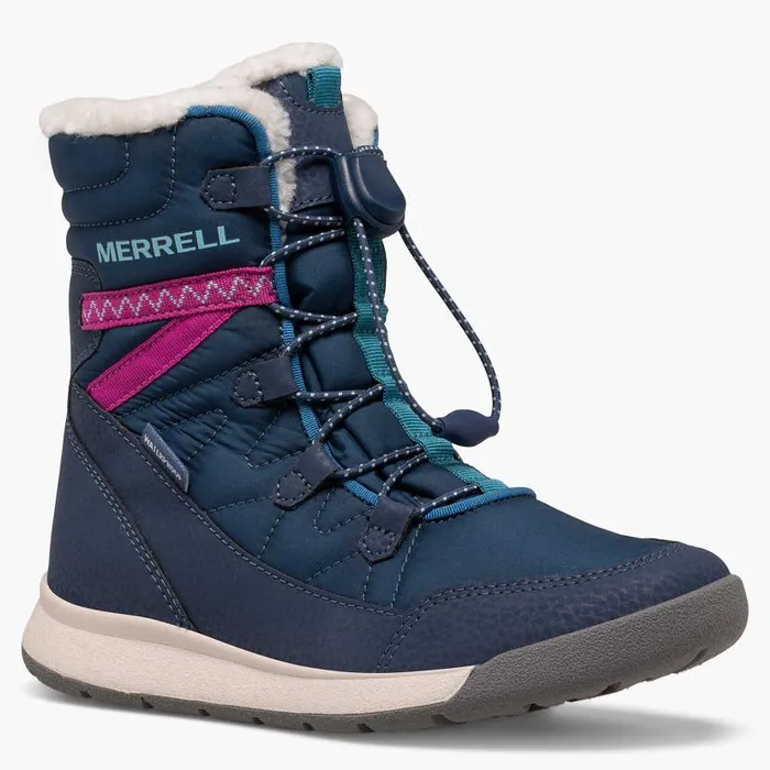 Snow Crush 30 Waterproof Boot Navyberryteal Kids Merrell Boots