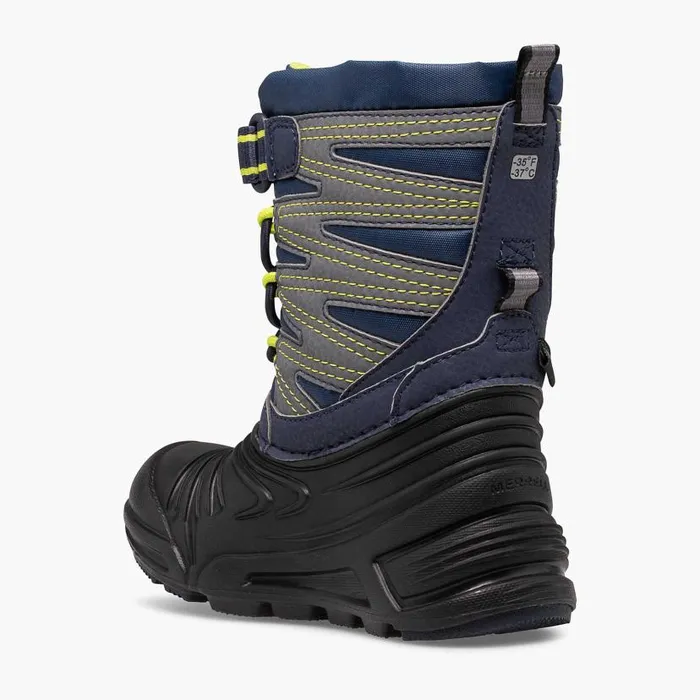 Snow Quest Lite 30 Jr Waterproof Navyblackgrey Kids Merrell Boots Snow Quest Lite 30 Jr Waterproof Navyblackgrey Kids Merrell Boots