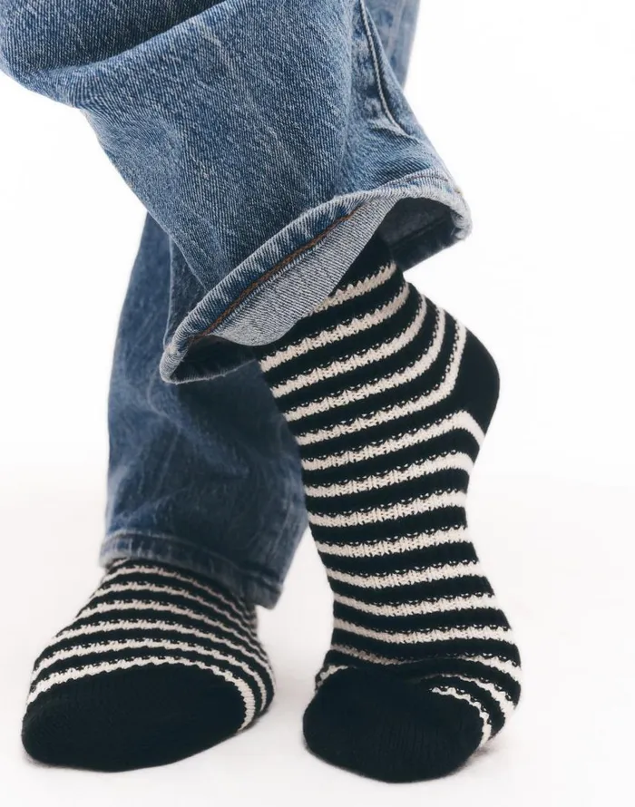 Socks Women Madewell WaffleKnit Ankle Socks True Black