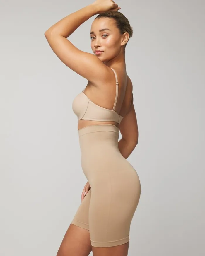 Soma Seamless HighWaist Thigh Shaper Almond Women Panties