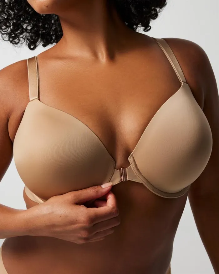 Soma Vanishing 360 Perfect Coverage Front Close Bra Porcelain Women Bras