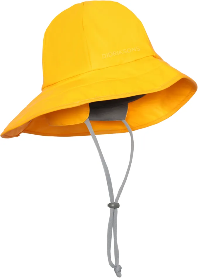 Southwest Hat 2 Saffron Yellow WomenMen Didriksons Waterproof Hats