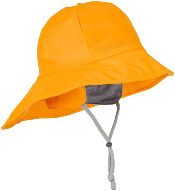 Southwest Hat 2 Saffron Yellow WomenMen Didriksons Waterproof Hats