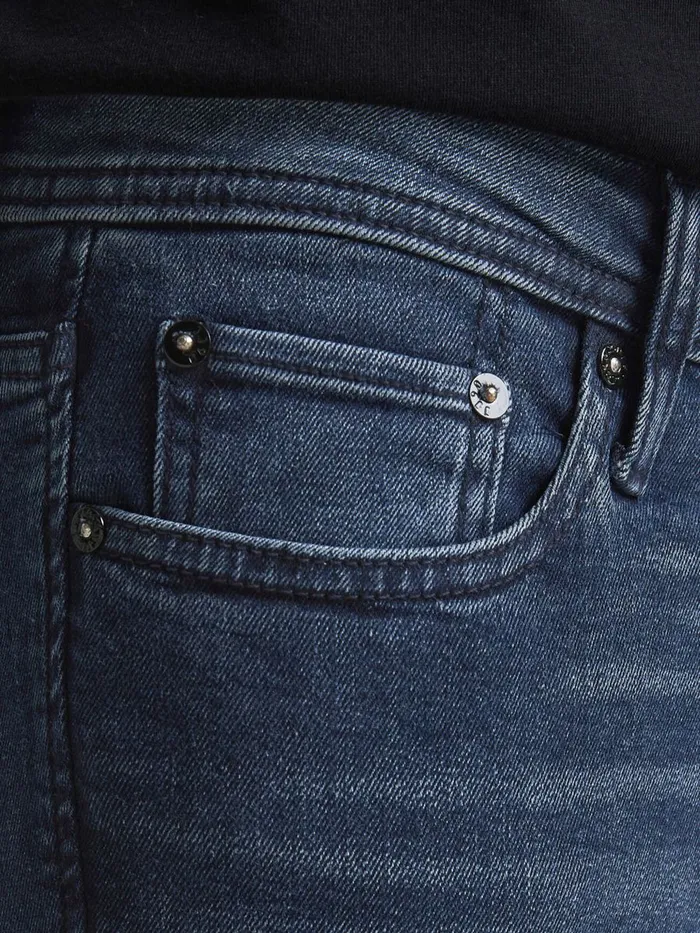 Spray On Jeans JACK and JONES Mens TOM ORIGINAL AM 812 SKINNY FIT JEANS Blue Blue Denim