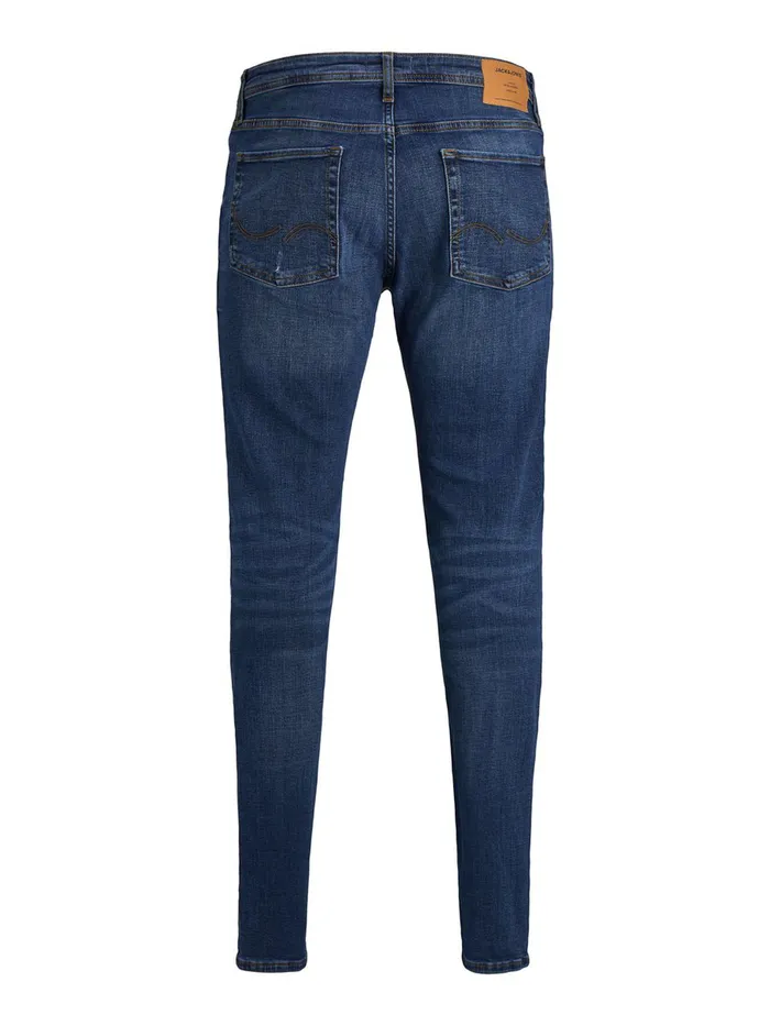 Spray On Jeans JACK and JONES Mens TOM ORIGINAL AM 849 SKINNY FIT JEANS Blue Blue Denim
