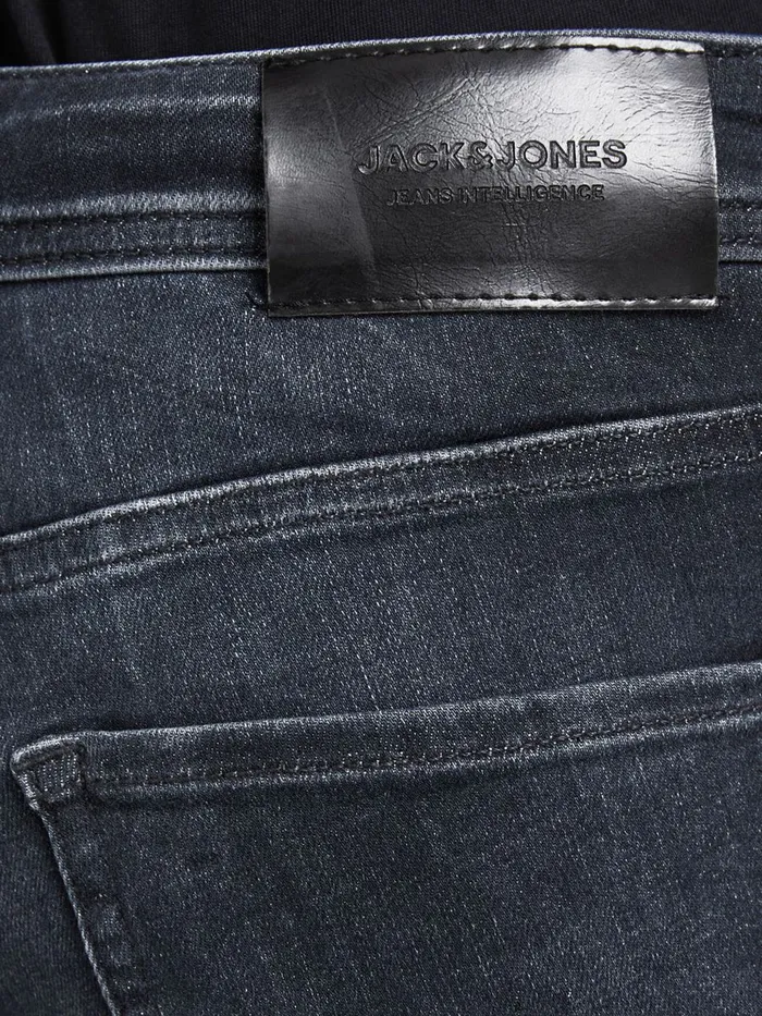 Spray On Jeans JACK and JONES Mens TOM ORIGINAL JOS 251 SPS SKINNY FIT JEANS Black Black Denim