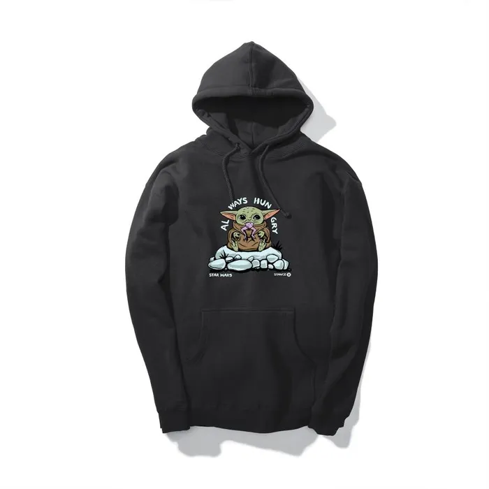 Star WarsStance Always Hungry Hoodie Black Men Stance Sweatshirts and Hoodies Star WarsStance Always Hungry Hoodie Black Men Stance Sweatshirts and Hoodies