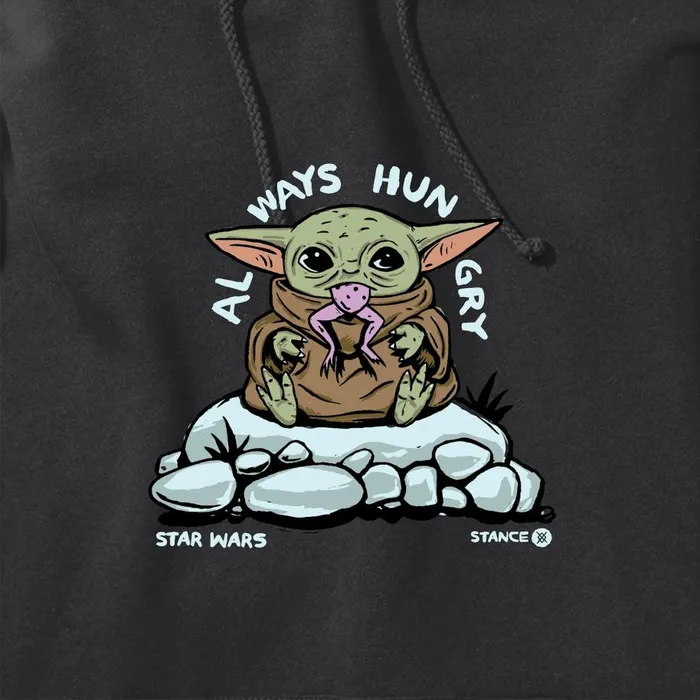 Star WarsStance Always Hungry Hoodie Black Men Stance Sweatshirts and Hoodies