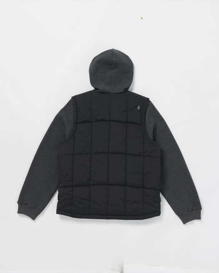Stayner Hood Jacket 8211 Black Mens Volcom Jackets