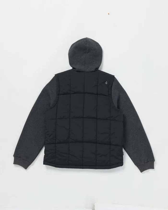 Stayner Hood Jacket 8211 Black Mens Volcom Jackets