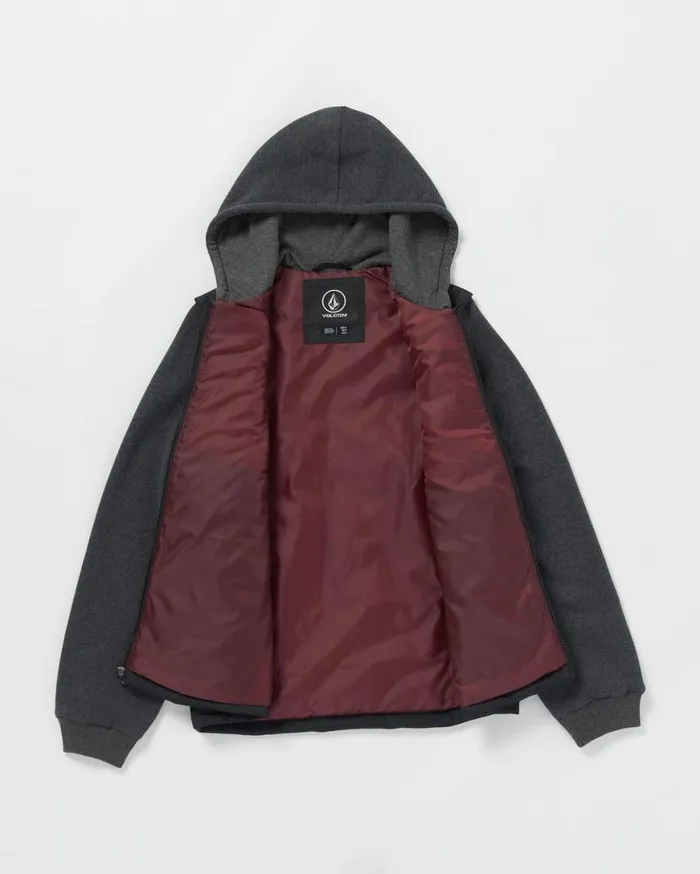 Stayner Hood Jacket 8211 Black Mens Volcom Jackets
