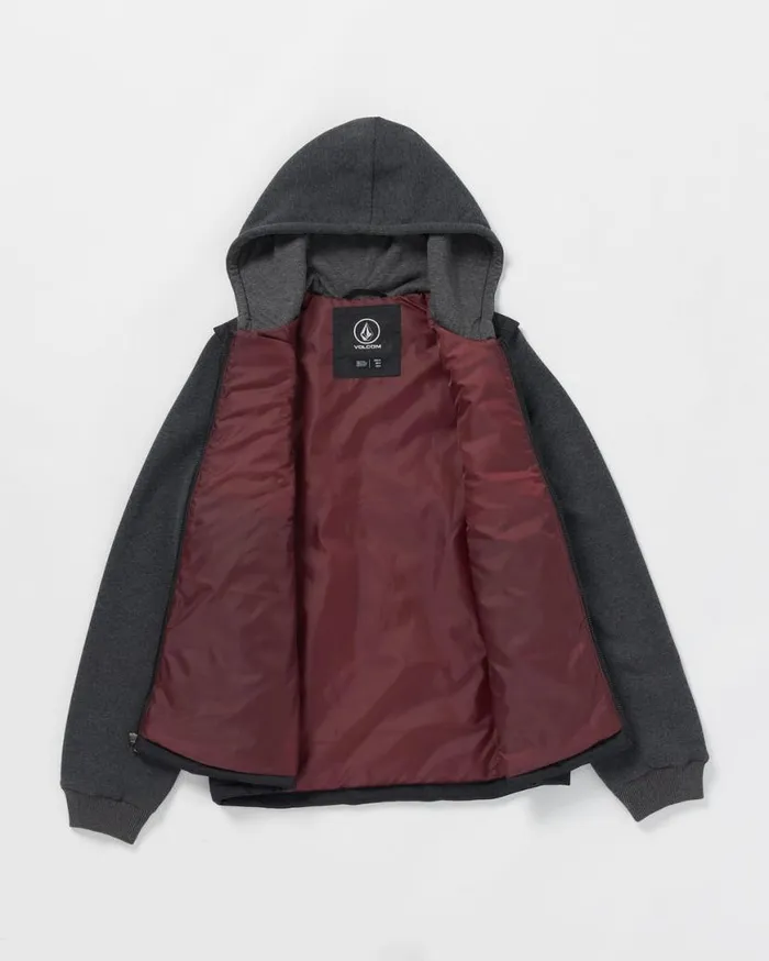 Stayner Hood Jacket 8211 Black Mens Volcom Jackets