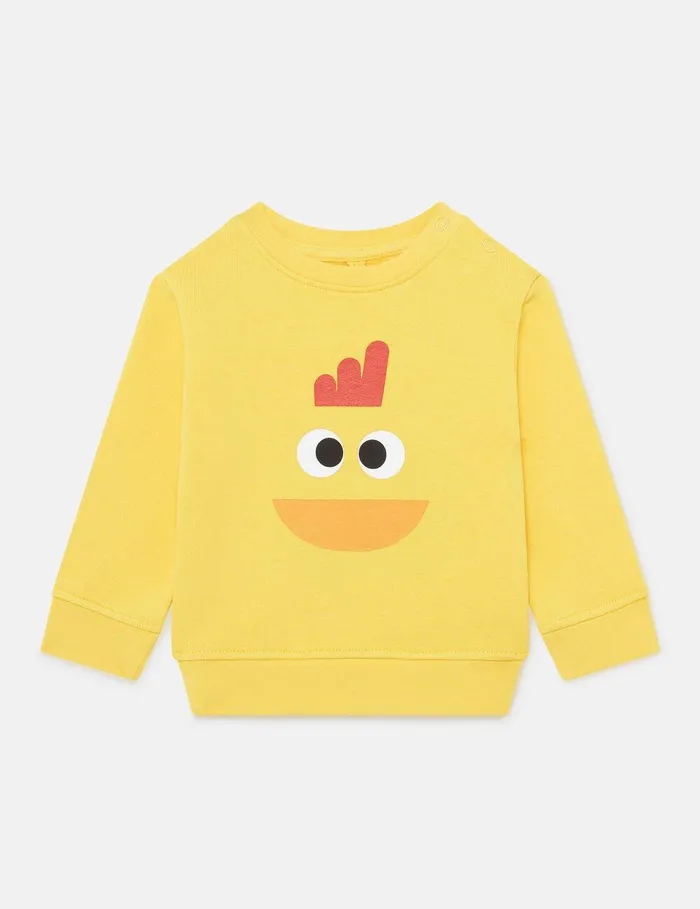 Stella McCartney Baby Boys Kids Chicken Print Sweatshirt Yellow