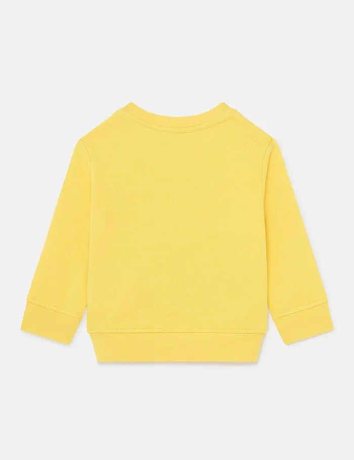 Stella McCartney Baby Boys Kids Chicken Print Sweatshirt Yellow Stella McCartney Baby Boys Kids Chicken Print Sweatshirt Yellow
