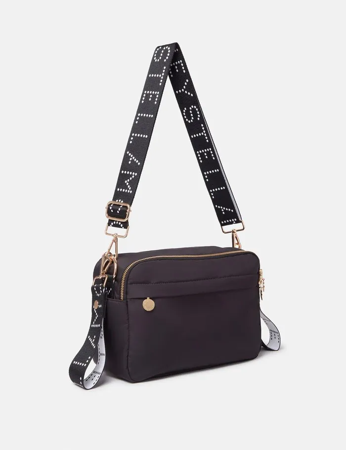 Stella McCartney Baby Boys Kids Logo Tape Changing Bag Black Stella McCartney Baby Boys Kids Logo Tape Changing Bag Black