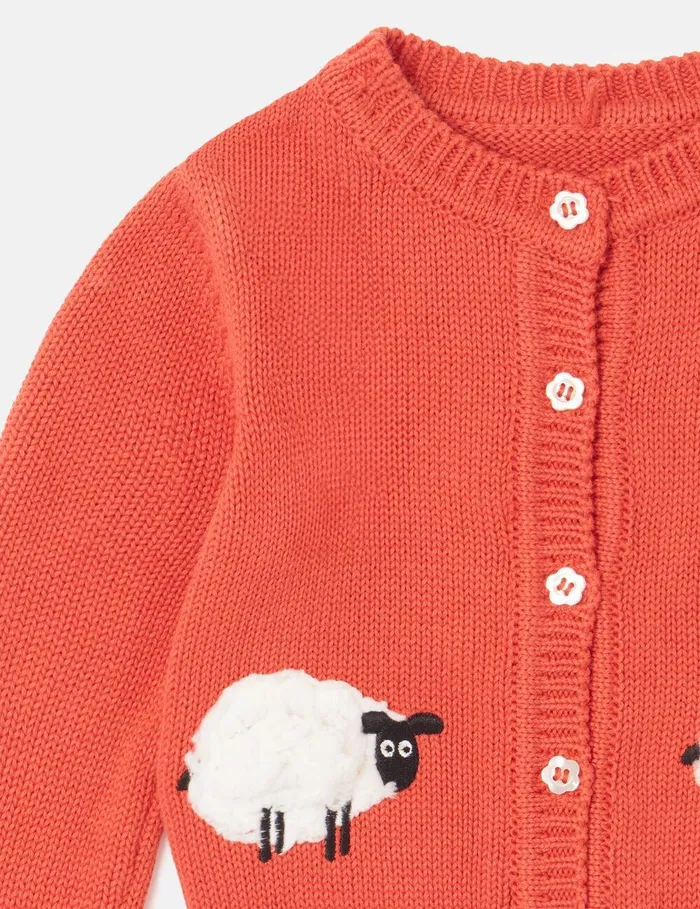 Stella McCartney Baby Girls Kids Sheep Pattern LongSleeve TShirt Red Stella McCartney Baby Girls Kids Sheep Pattern LongSleeve TShirt Red