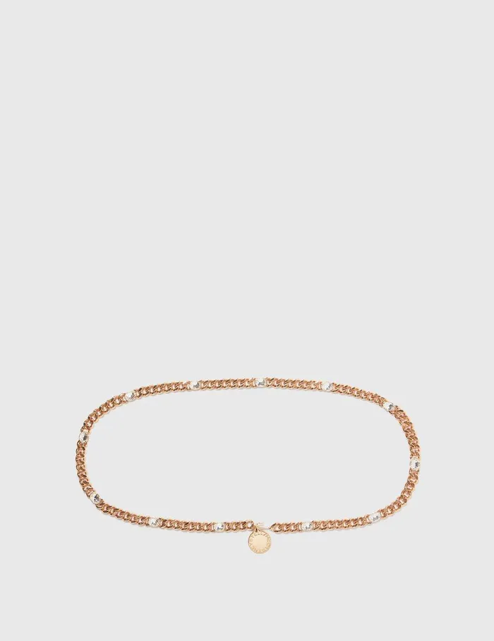 Stella McCartney Belts Women Falabella Chain Belt Gold