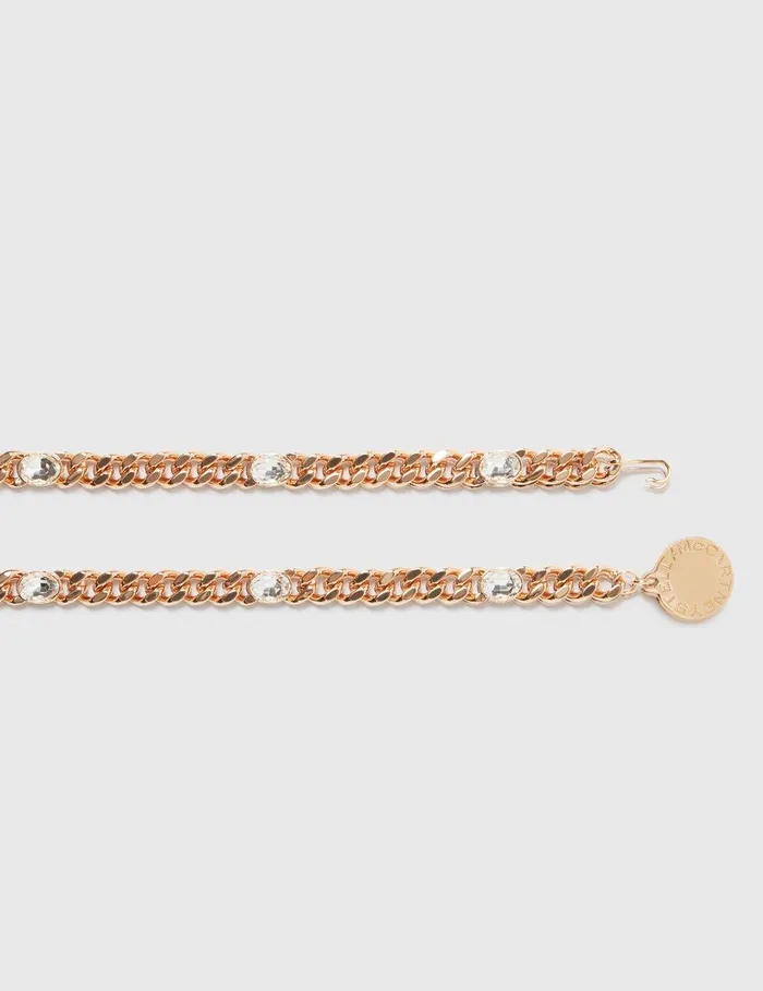 Stella McCartney Belts Women Falabella Chain Belt Gold Stella McCartney Belts Women Falabella Chain Belt Gold