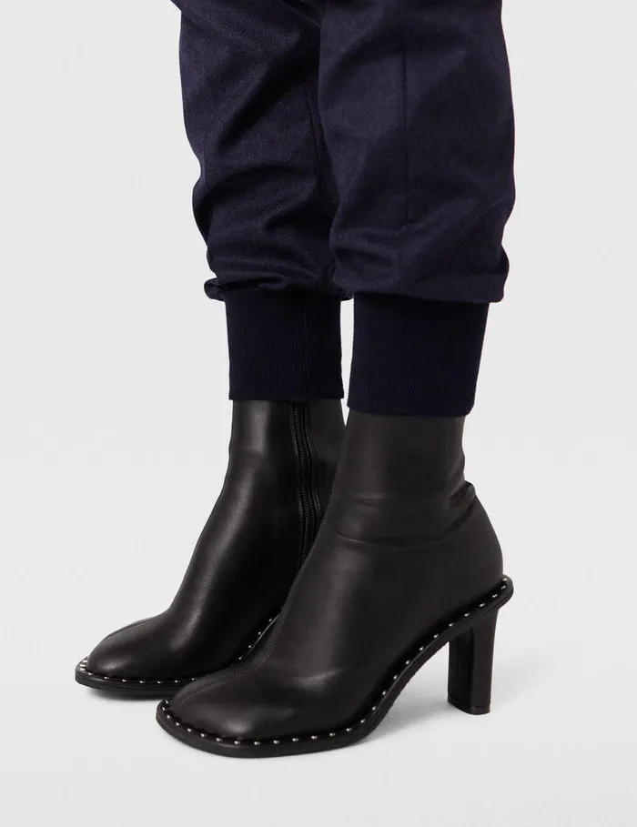 Stella McCartney Boots Women Ryder Heeled Sock Boots Hazelnut Brown Stella McCartney Boots Women Ryder Heeled Sock Boots Hazelnut Brown