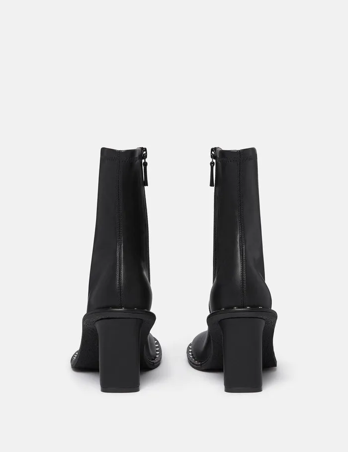 Stella McCartney Boots Women Ryder Heeled Sock Boots Hazelnut Brown Stella McCartney Boots Women Ryder Heeled Sock Boots Hazelnut Brown