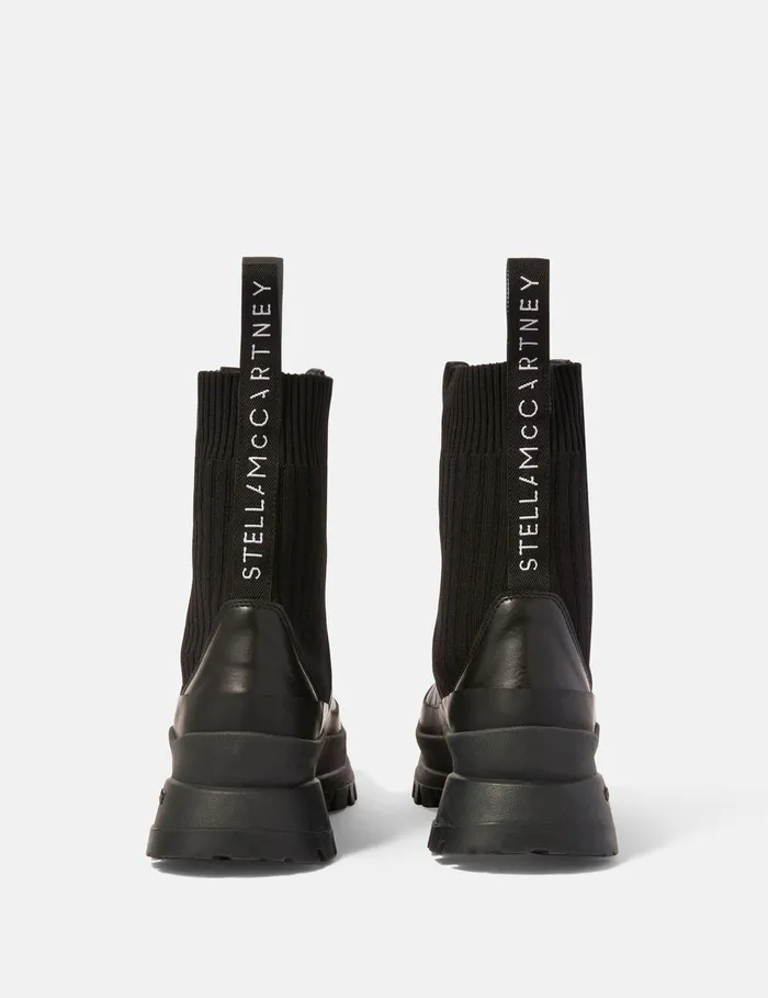 Stella McCartney Boots Women Trace LaceUp Biker Boots Black Stella McCartney Boots Women Trace LaceUp Biker Boots Black